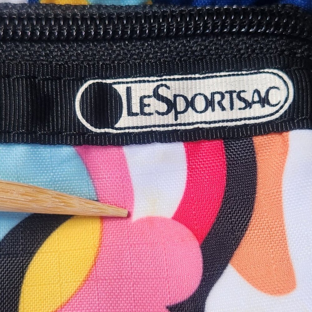 LeSportsac 3 zippered crossbody bag organizing pouch - Picture 5 of 14